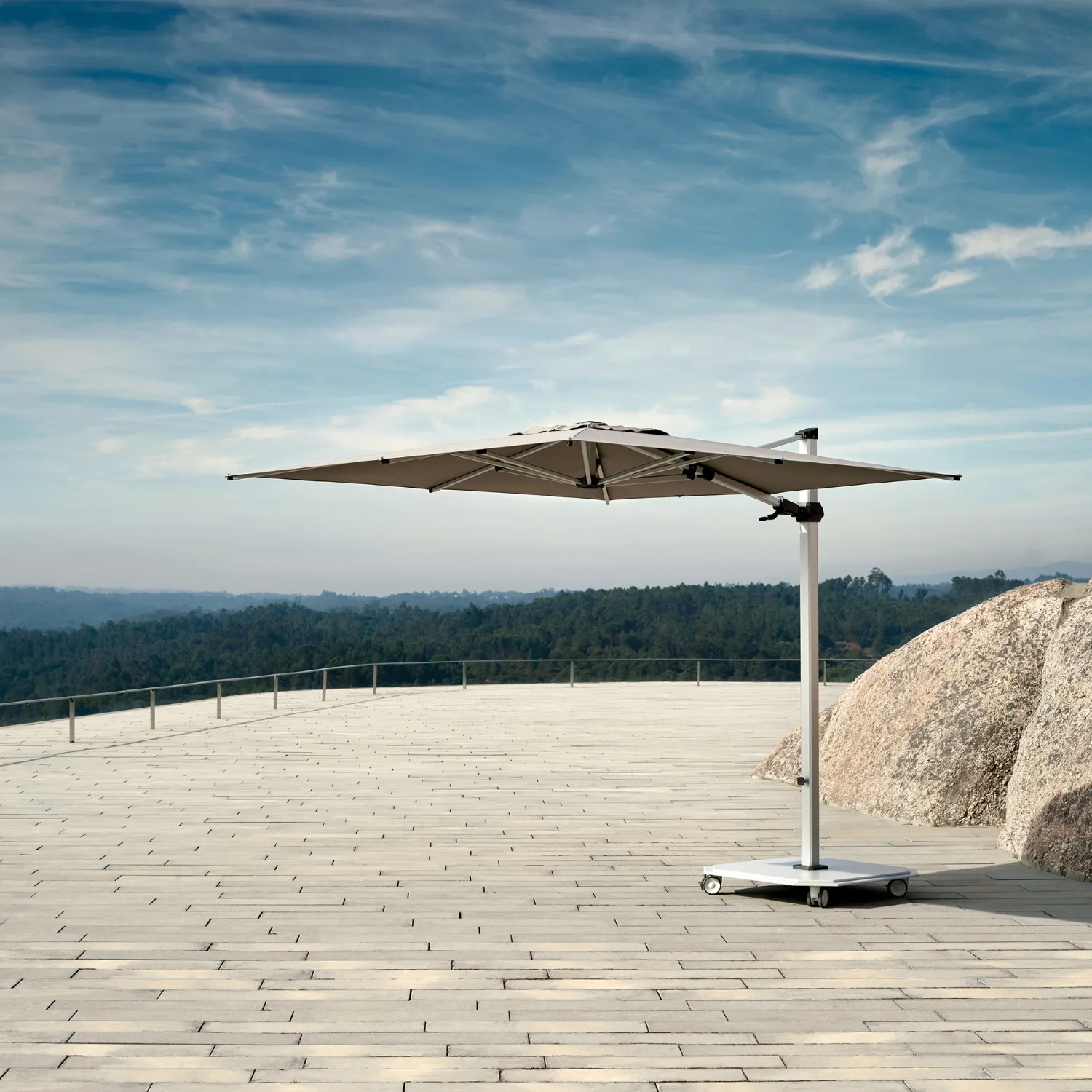 10' Square Jardinico Cantilever Umbrella