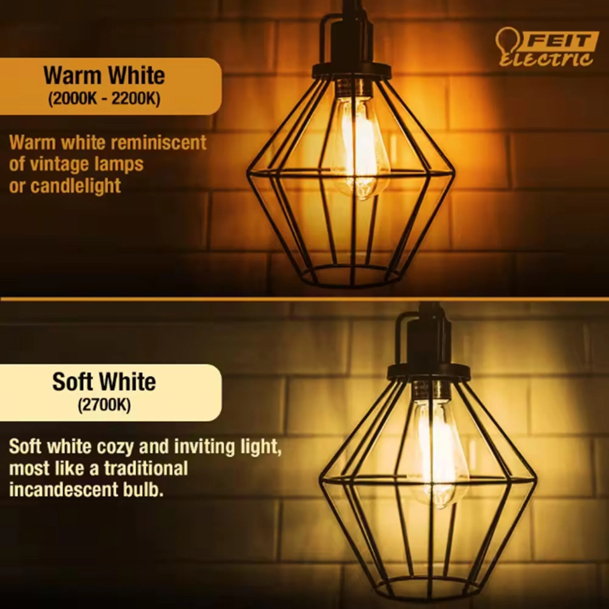 4W (40W Equivalent) Warm Light (2100K) T6 Shape (E12 Base) Clear Glass Filament LED (4-Pack)