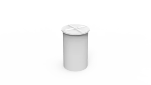 500L Round Drum With Loose Fitting Lid (RD0500)