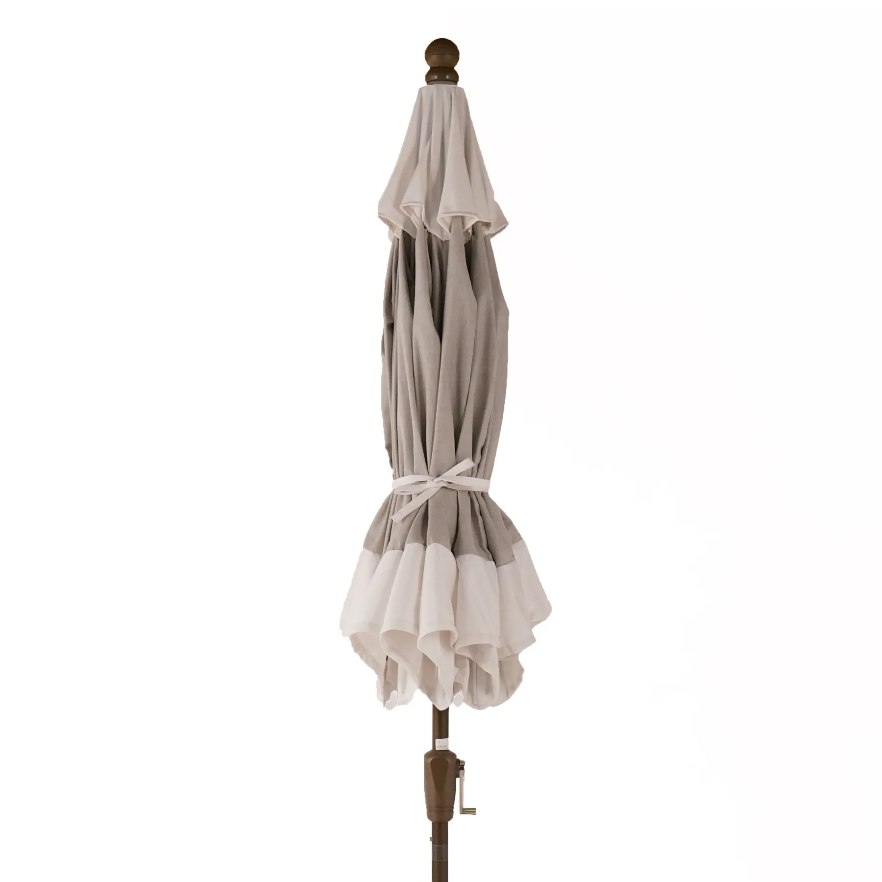 9' Champagne Two-Tone Market Umbrella