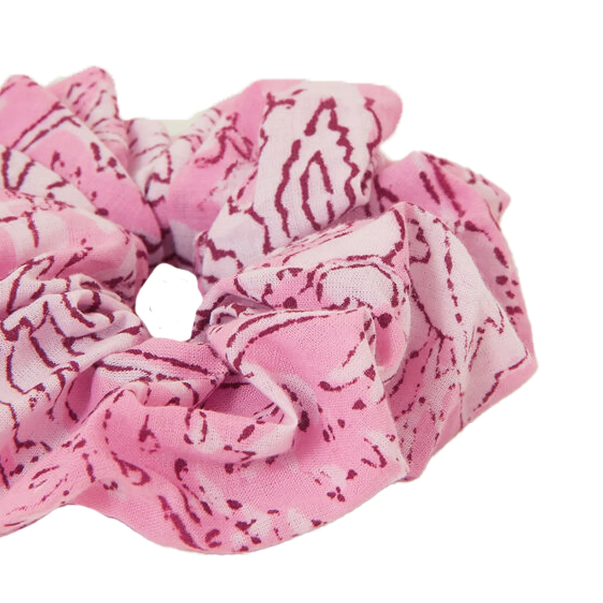 Accessorize London Women's Floral Block Print Hair Scrunchie