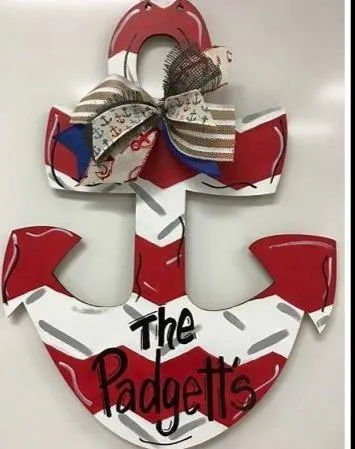 Anchor Wood Craft Cutout