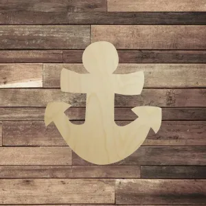 Anchor Wood Craft Cutout