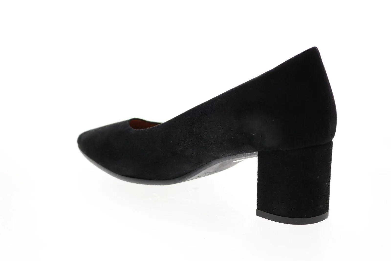 Aquatalia Kayleigh Dress Suede 34L3729-BLK Womens Black Suede Heels Pumps Shoes