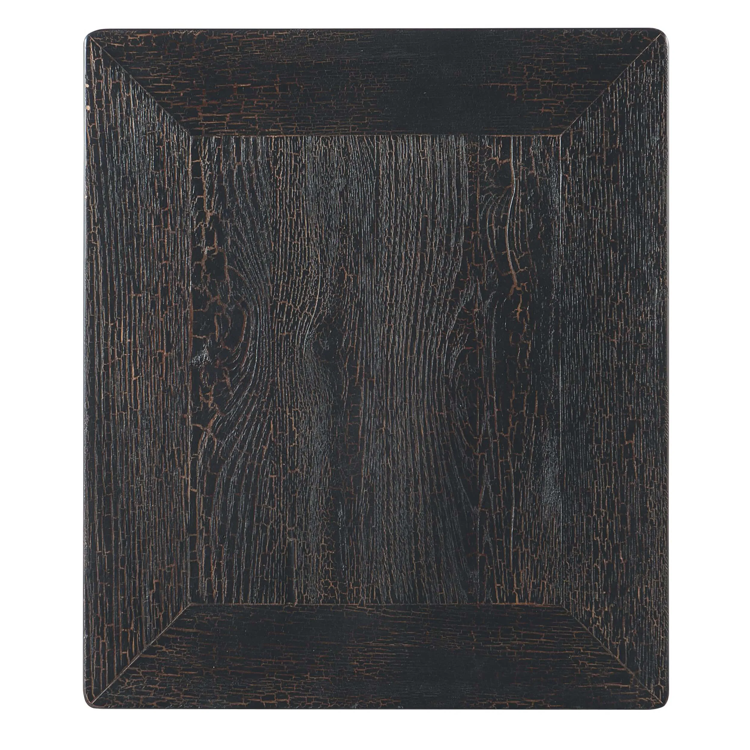 Big Sky Turned Leg End Table, Charred Timber