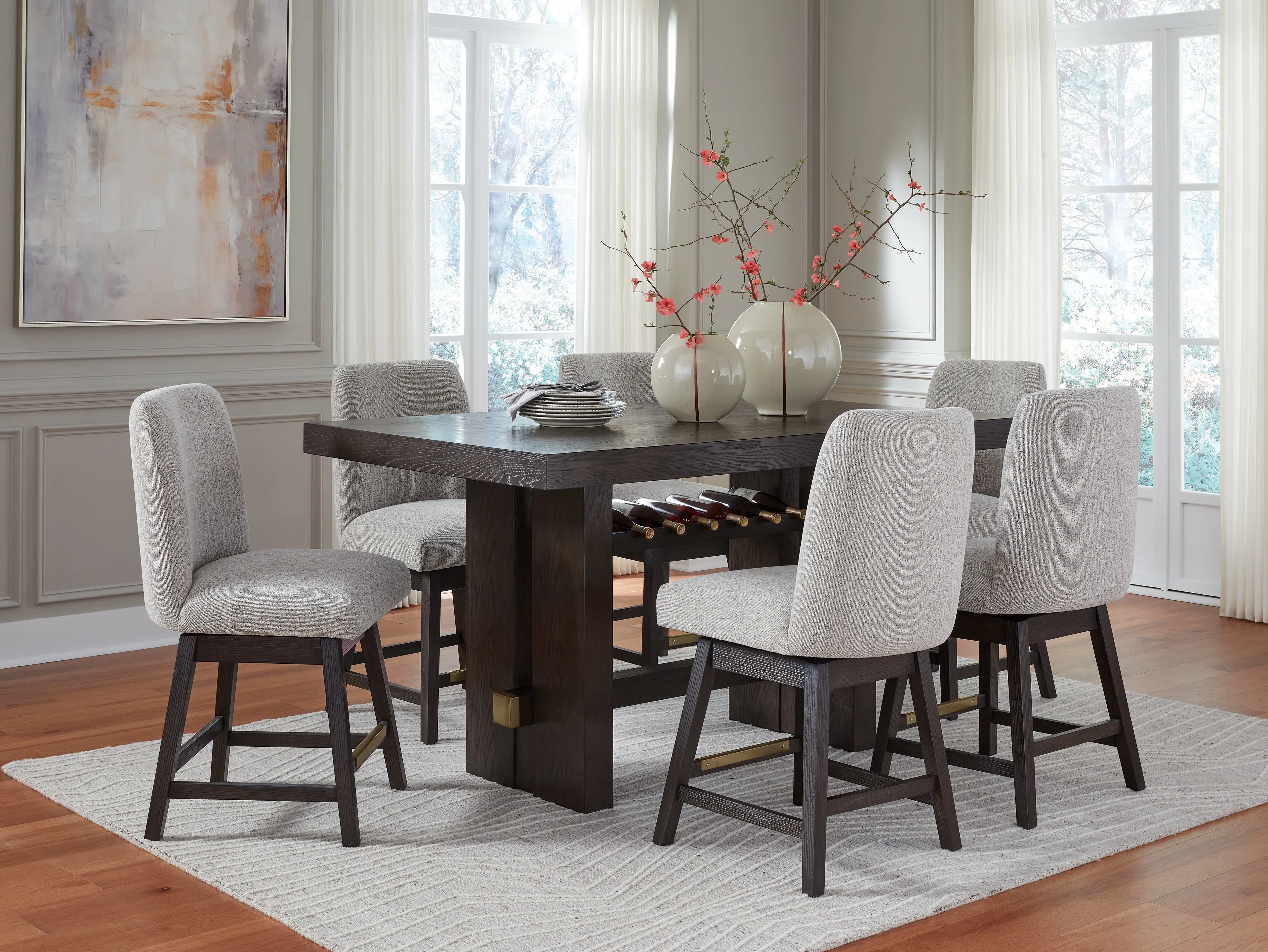 Burkhaus 7-Piece Counter Dining Set
