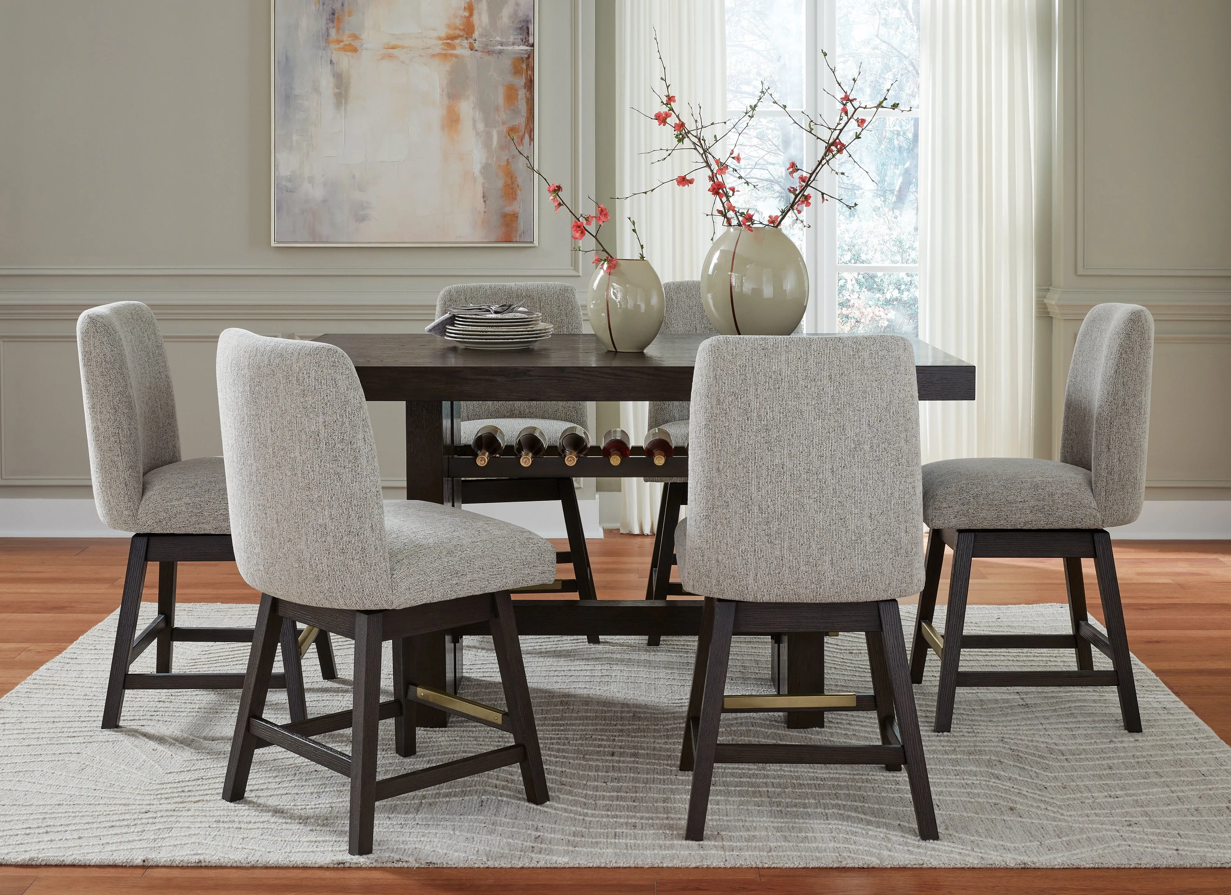 Burkhaus 7-Piece Counter Dining Set