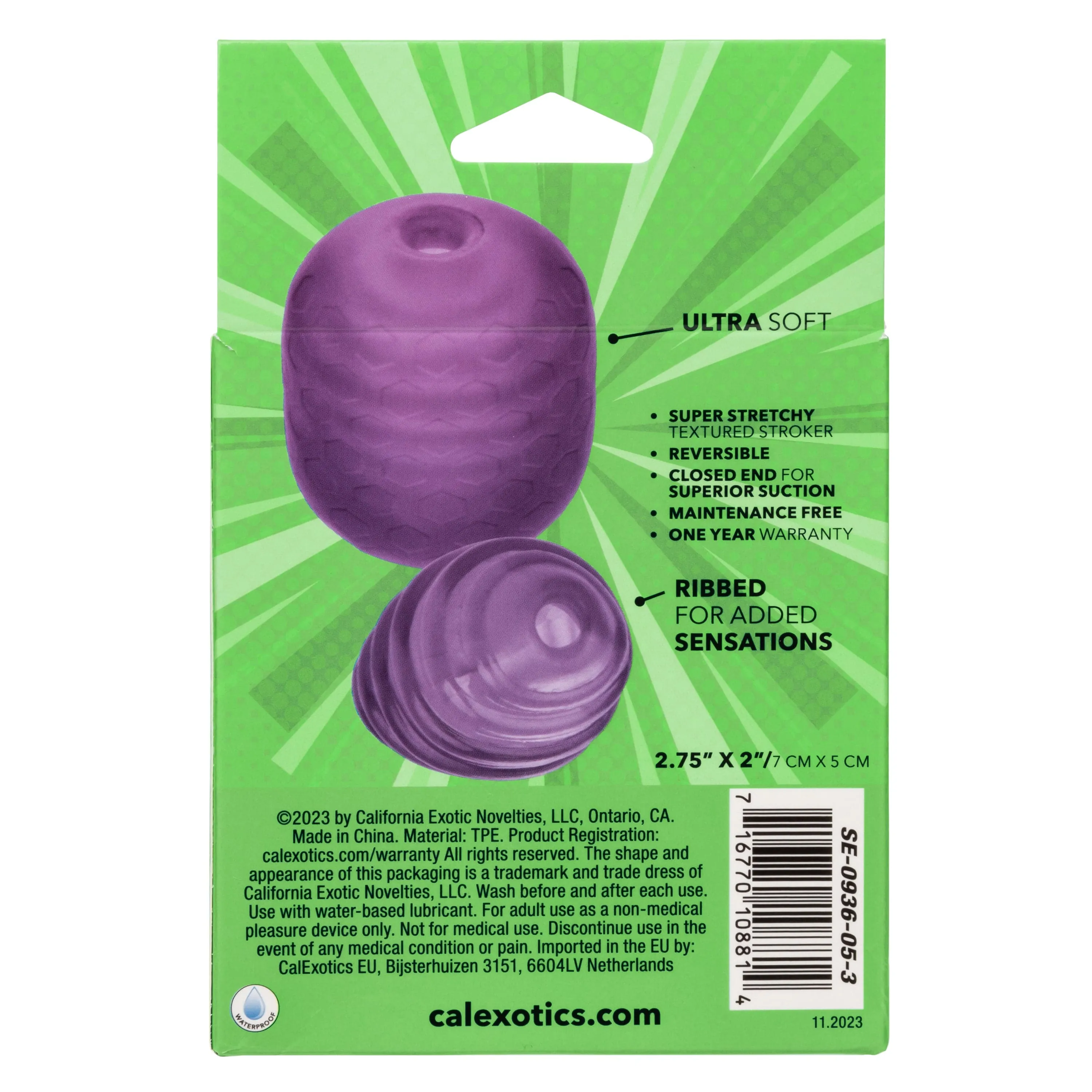 California Exotics - Pop Sock Textured Soft Stroker Masturbator