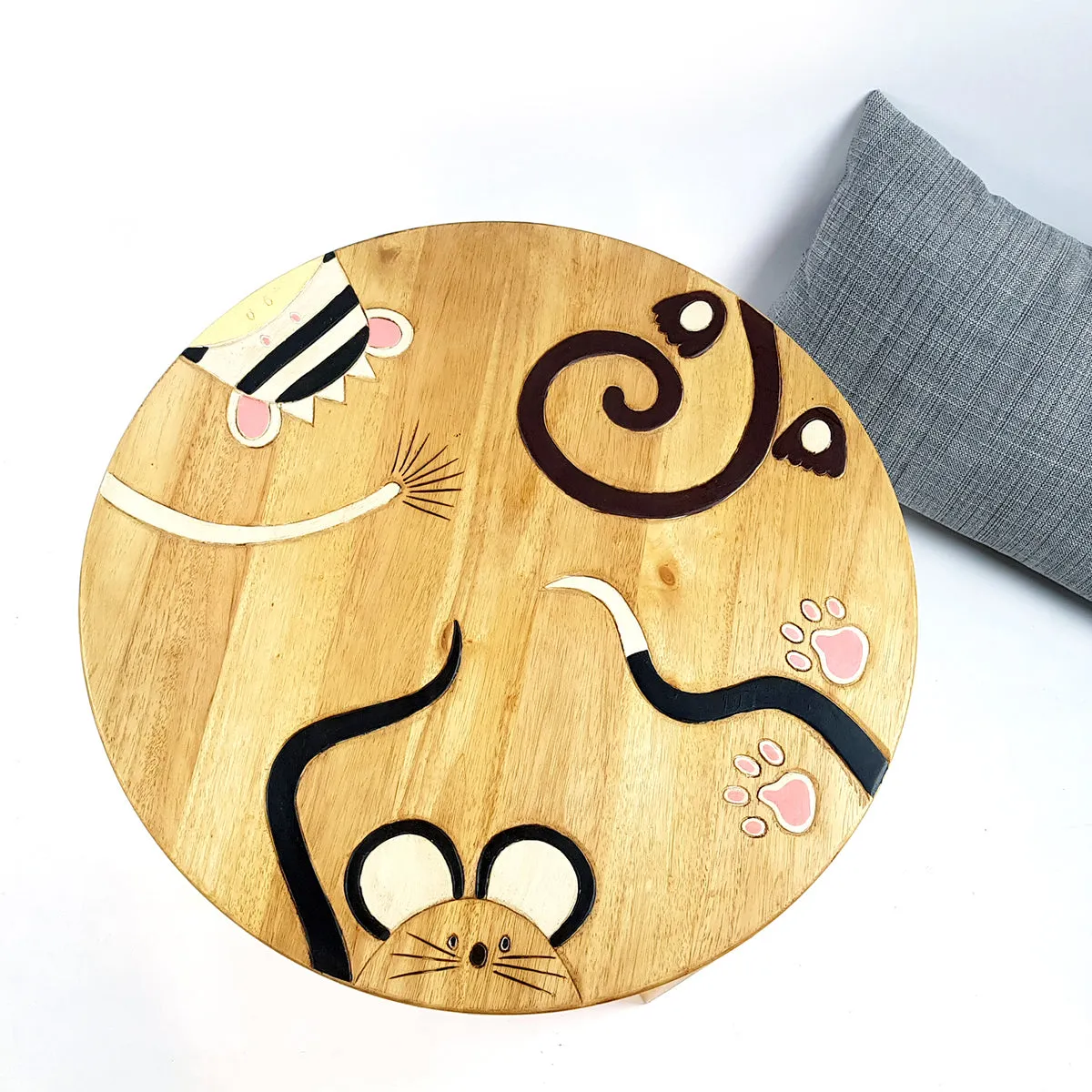 Children's furniture Mix Animal Table   4 stools Set
