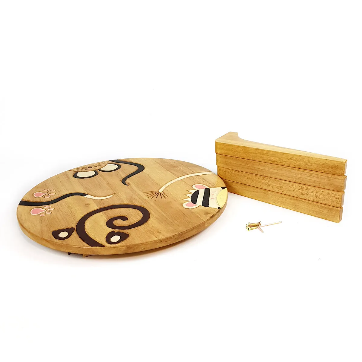 Children's furniture Mix Animal Table   4 stools Set