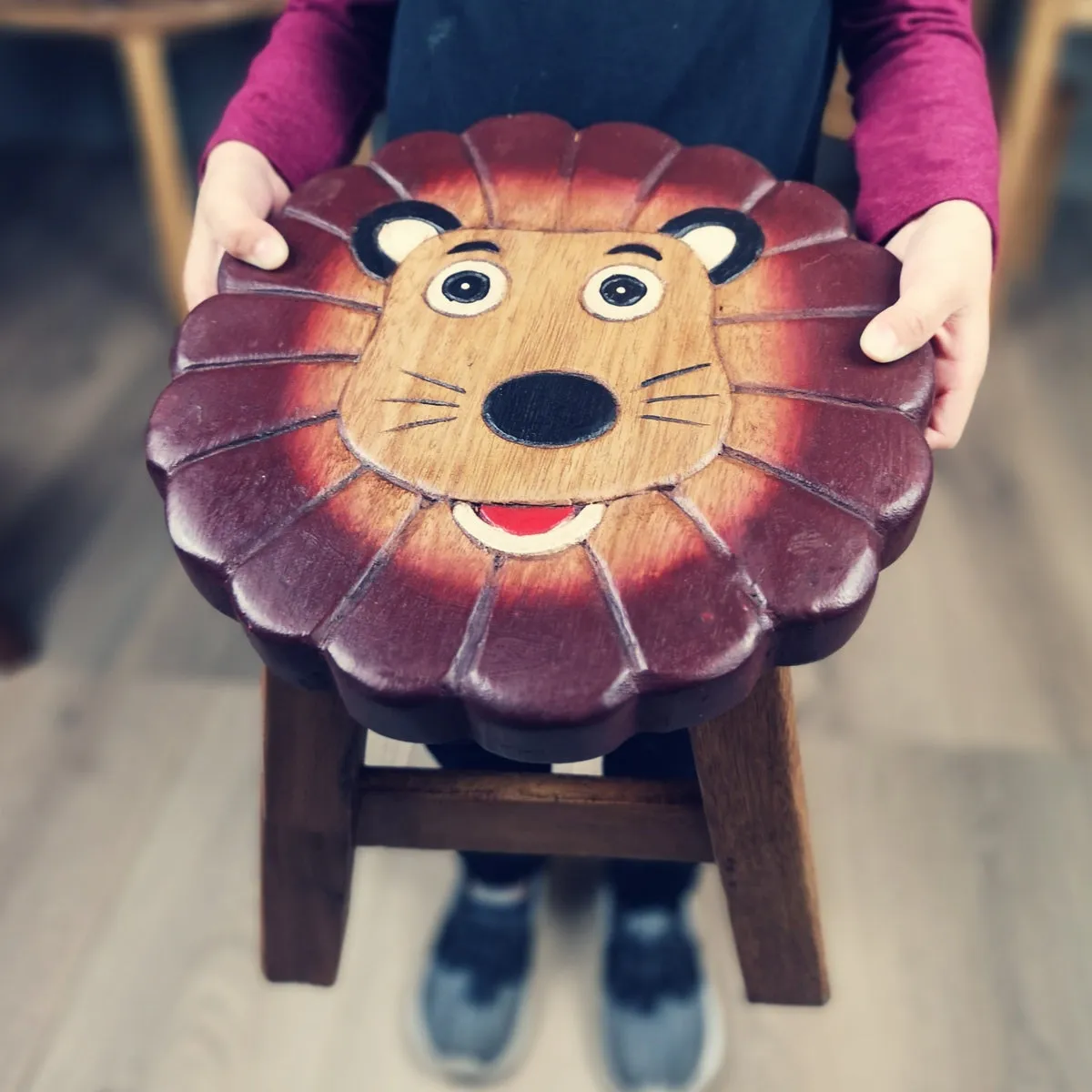 Children's furniture Mix Animal Table   4 stools Set