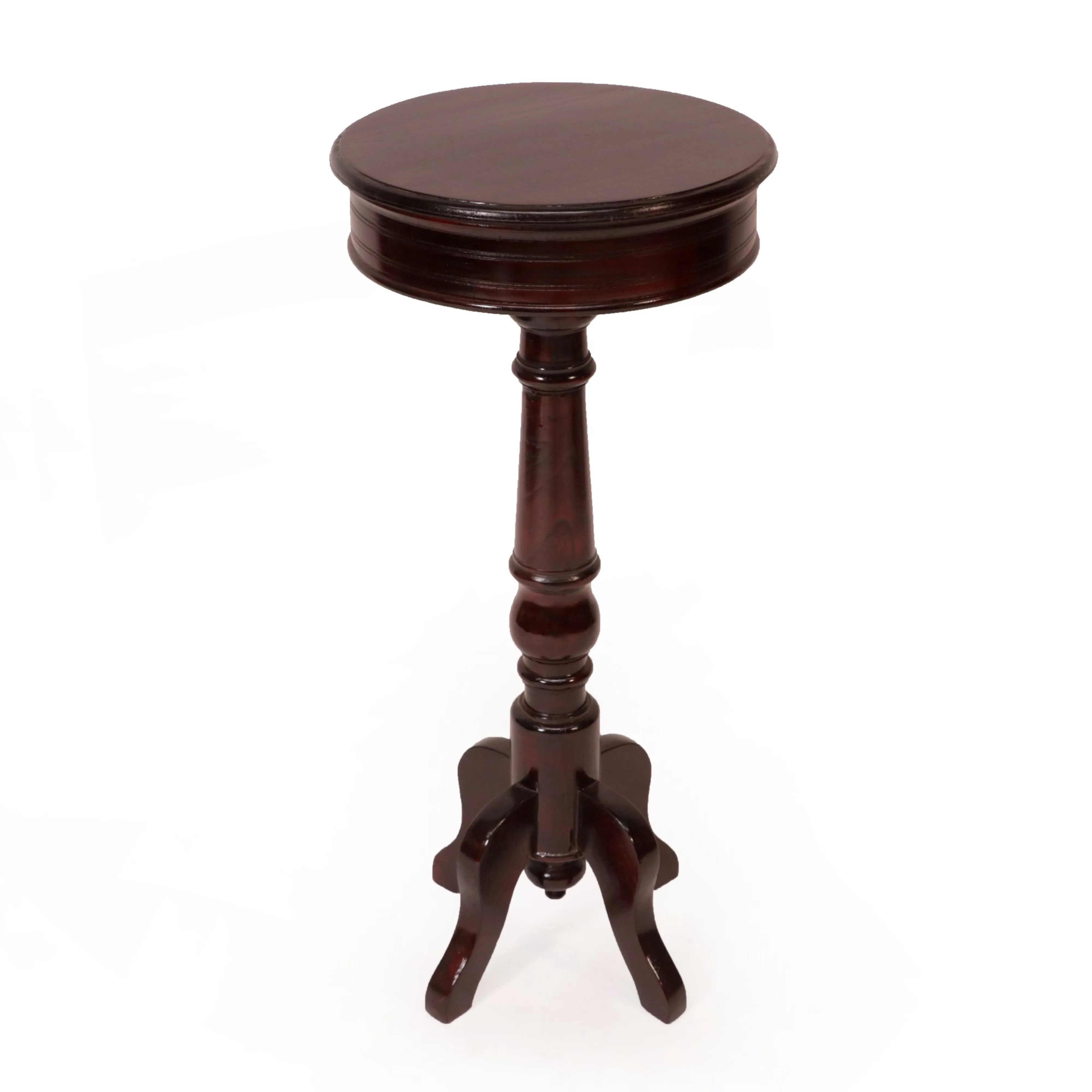 Compact Teak End Table (Large (16 x 16 x 35.5 Inch))