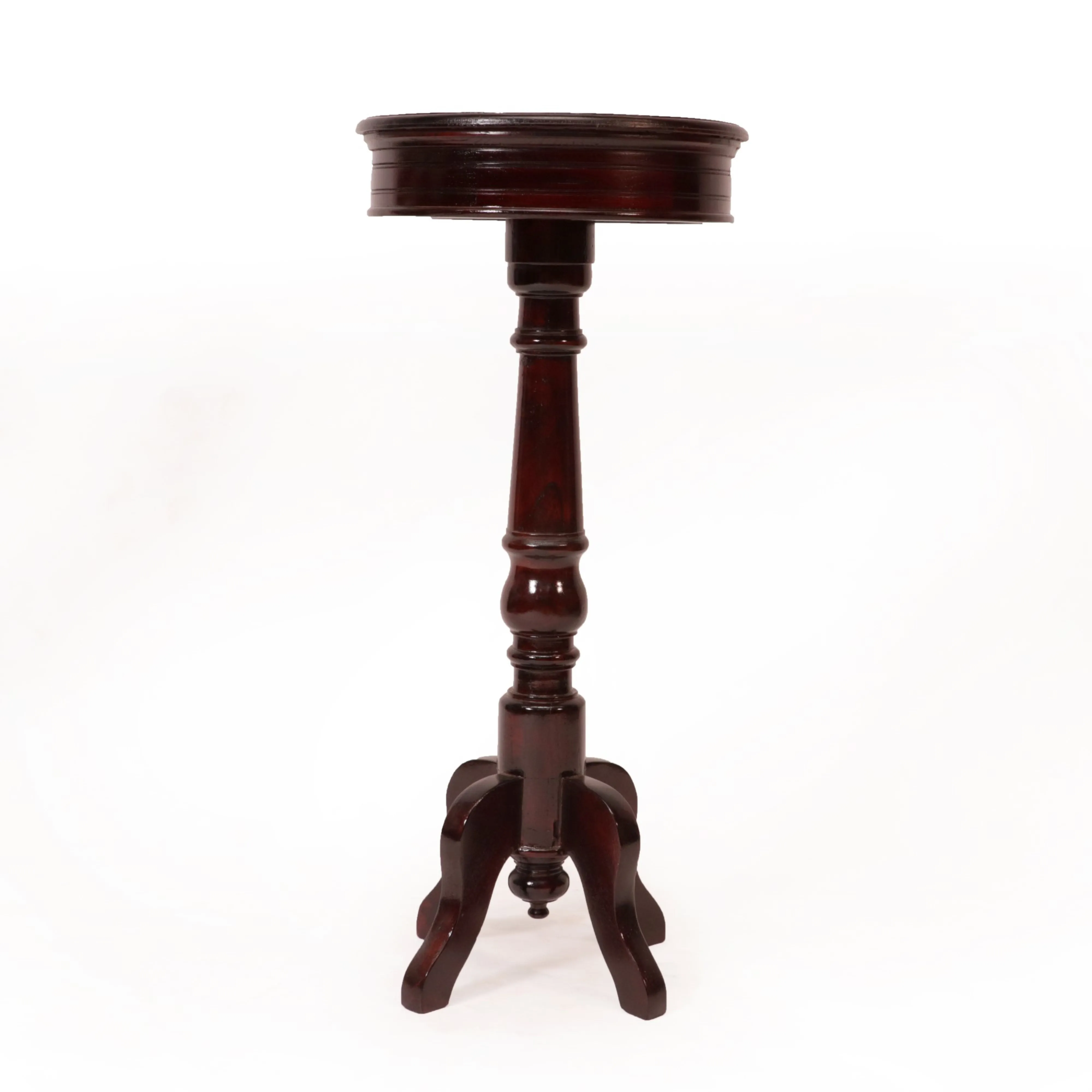 Compact Teak End Table (Large (16 x 16 x 35.5 Inch))