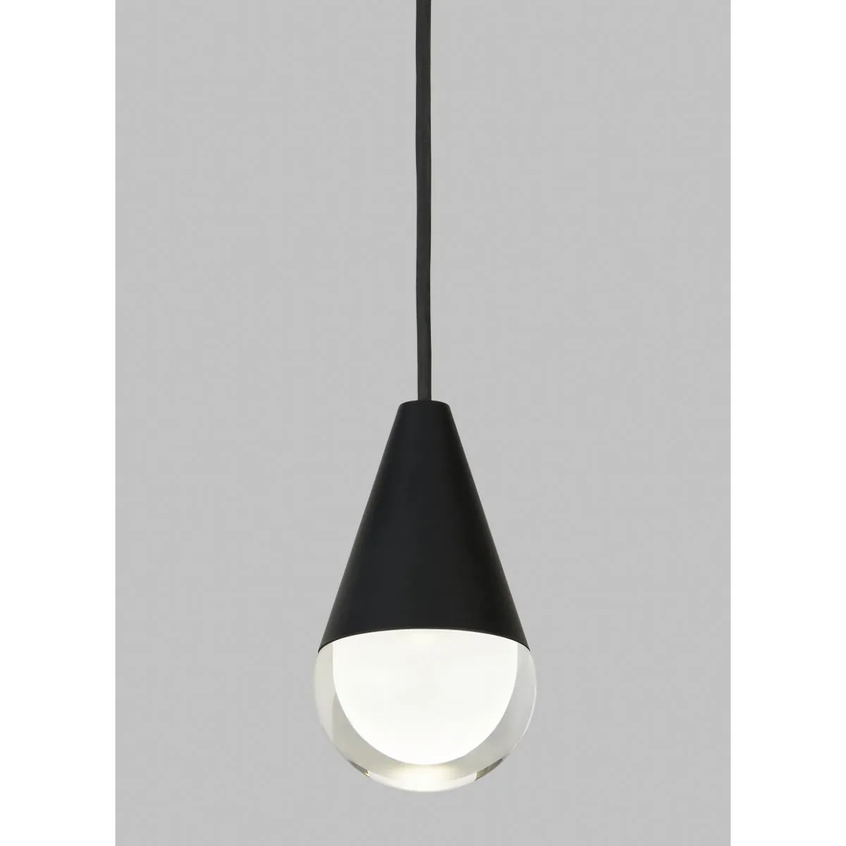 CUPOLA 3 in. LED Pendant Light 120-277V Black Finish