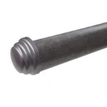 Curtain Poles - 65mm 1/2 Round   Endcaps