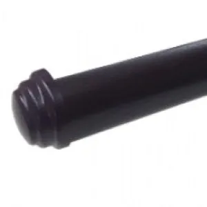 Curtain Poles - 65mm 1/2 Round   Endcaps