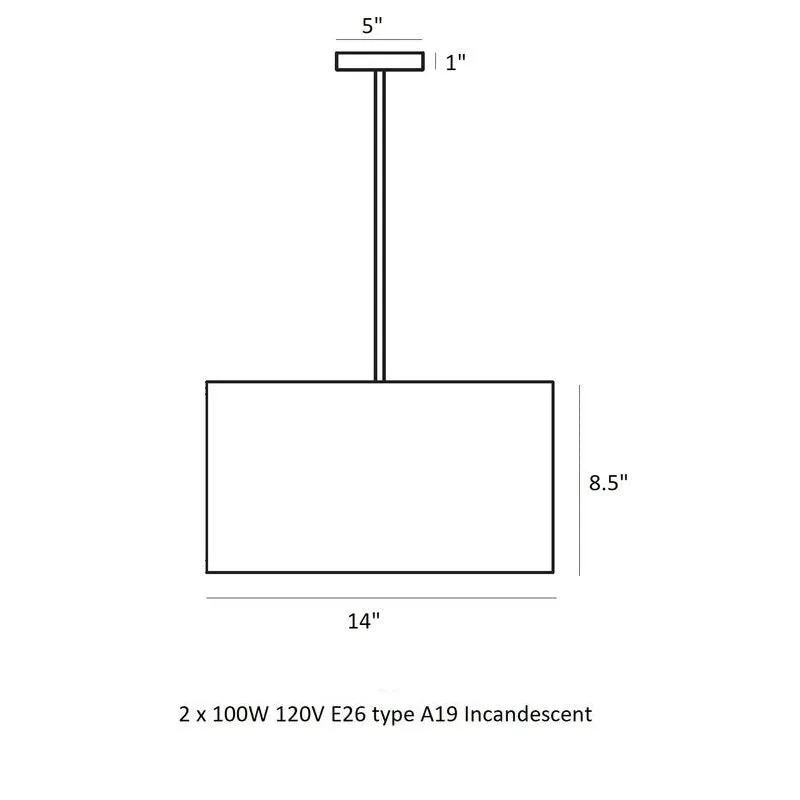 Dayna Shade Flush / Semi-Flush Mount