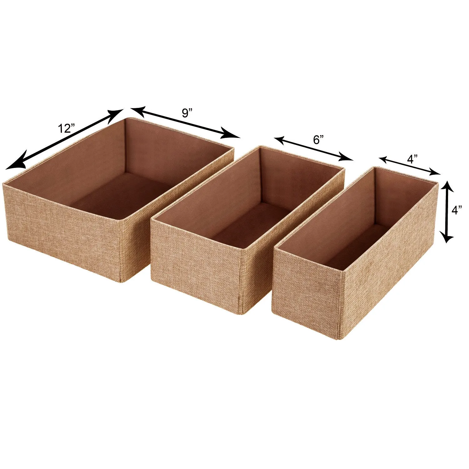 Decorative Foldable organizers, Sand Dunes - 9" x 12" x 4" h  (Wholesale)