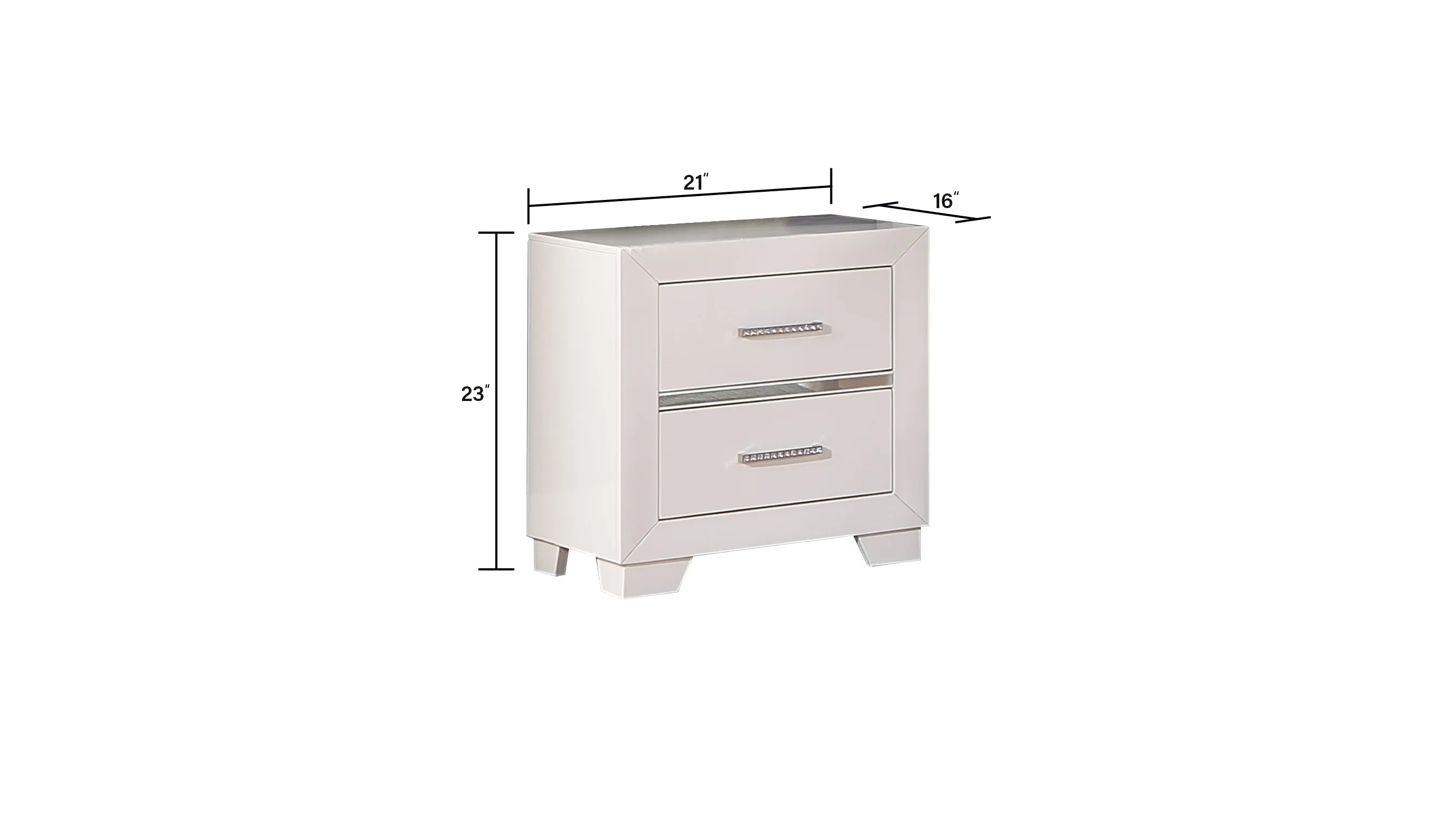 Denali Nightstand with USB - Practical Design