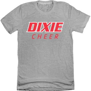 Dixie Cheer Red Slanted Block