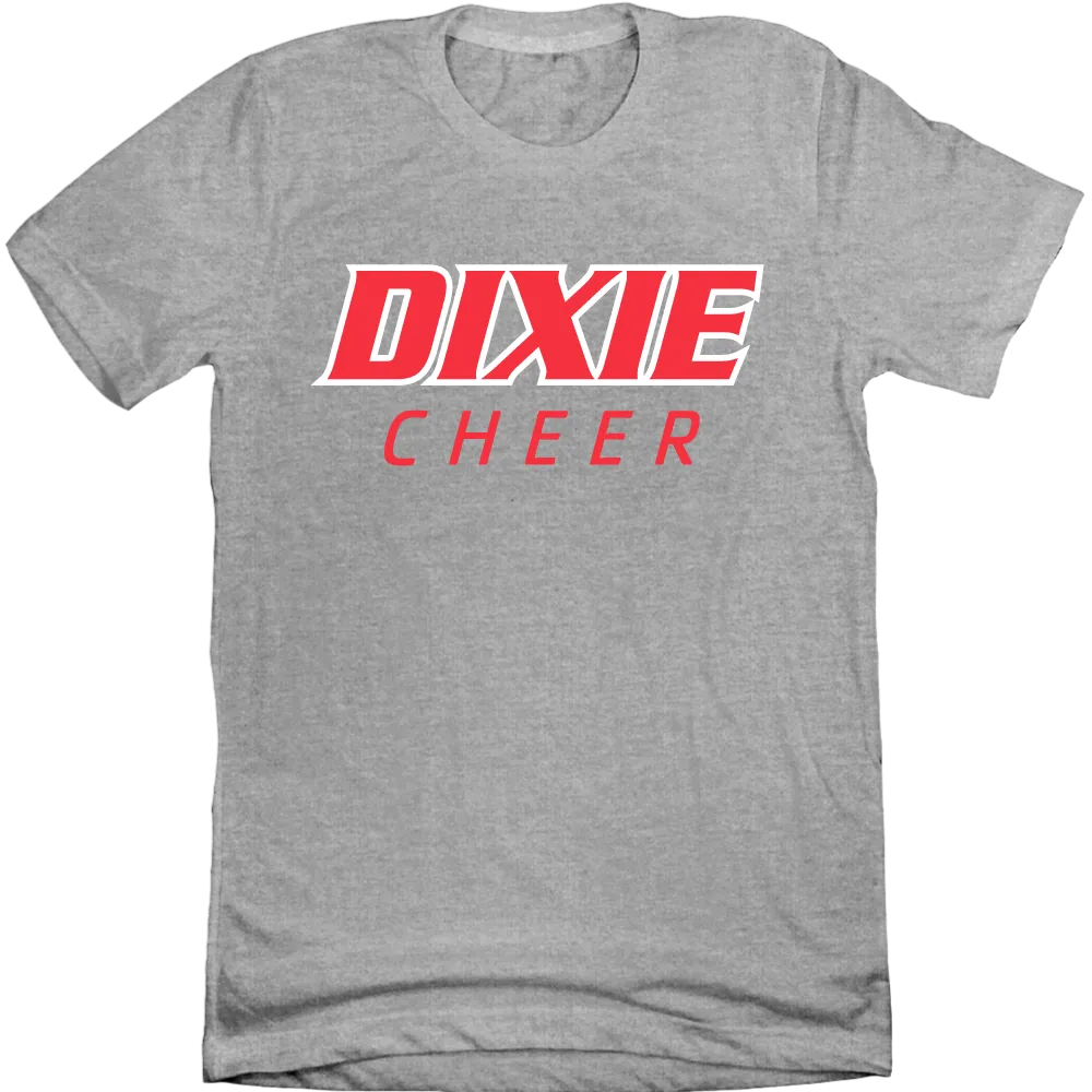 Dixie Cheer Red Slanted Block