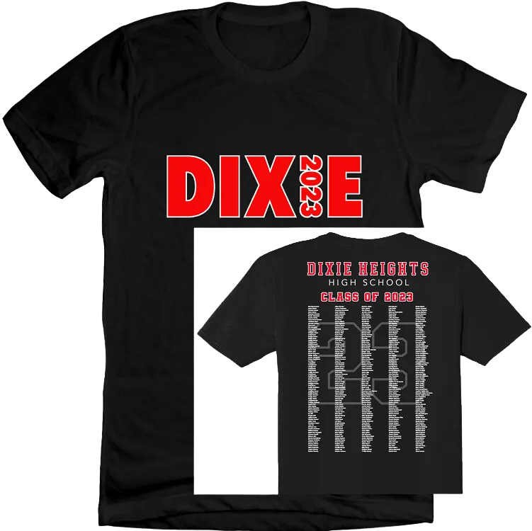Dixie Heights Class of 23 Front & Back