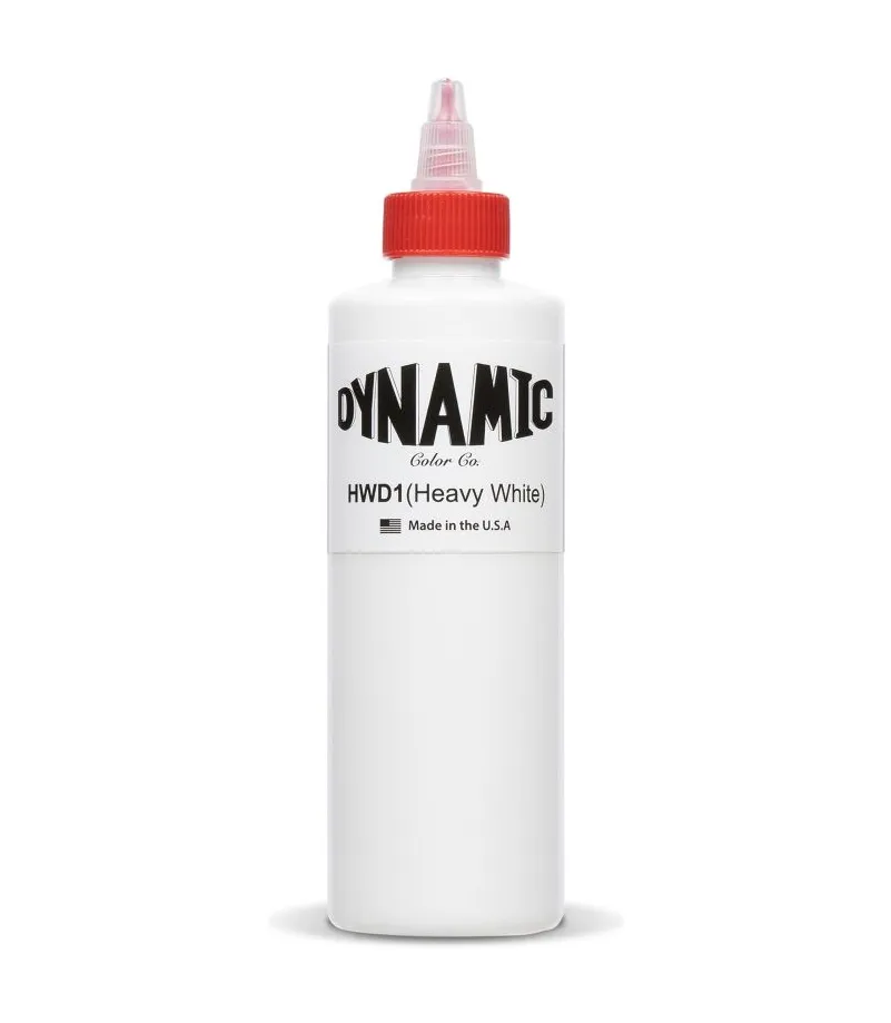 Dynamic Ink - CHOOSE - Big 8oz Bottles. GANGA HARDLINE & BLKOUT, Black, 3xBlack, White, 3xWhite & Heavy White
