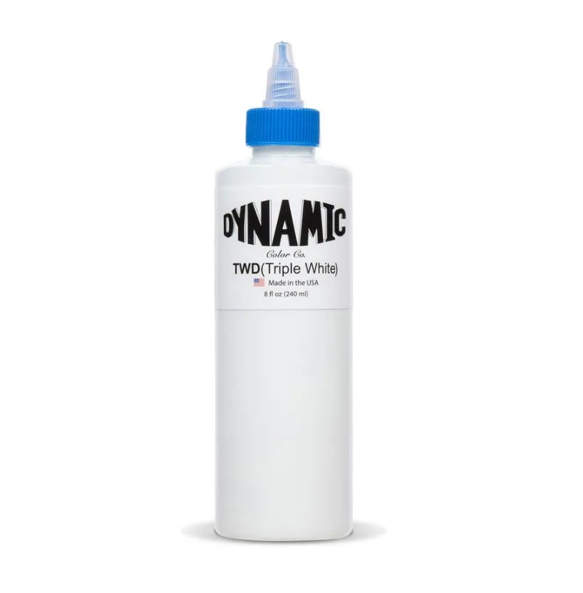Dynamic Ink - CHOOSE - Big 8oz Bottles. GANGA HARDLINE & BLKOUT, Black, 3xBlack, White, 3xWhite & Heavy White