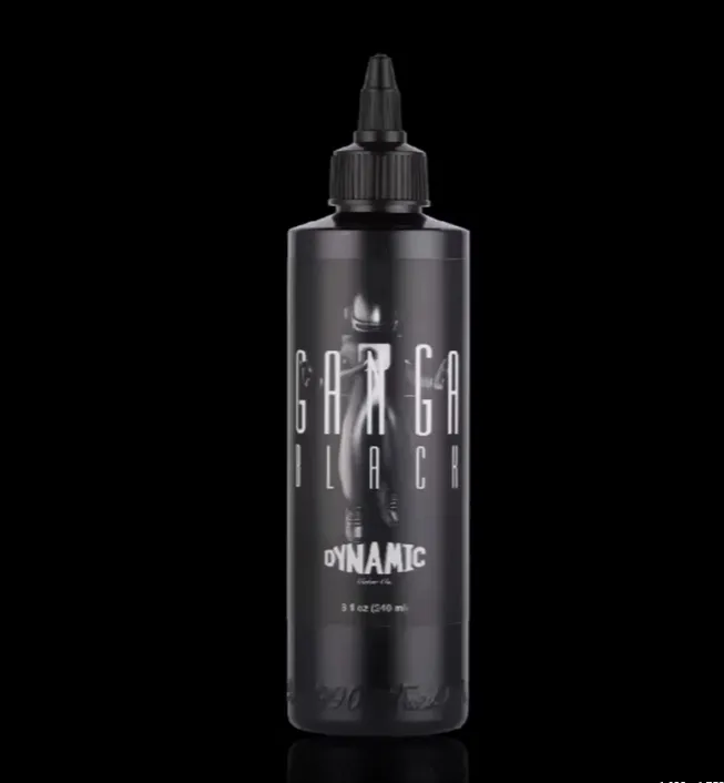 Dynamic Ink - CHOOSE - Big 8oz Bottles. GANGA HARDLINE & BLKOUT, Black, 3xBlack, White, 3xWhite & Heavy White