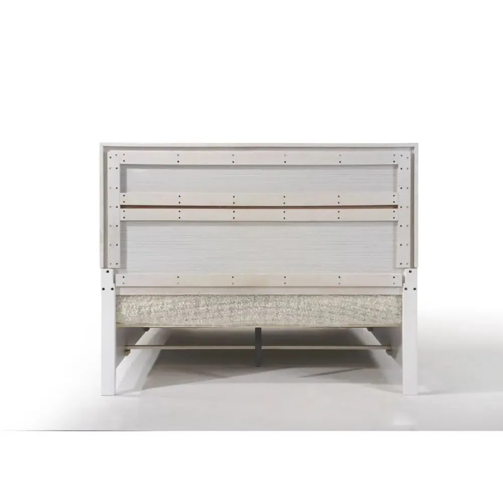 Easton Queen Bed w/Drawer, White