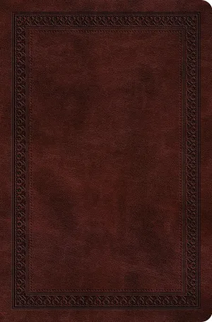 ESV Value Compact Bible  TruTone®, Mahogany, Border Design