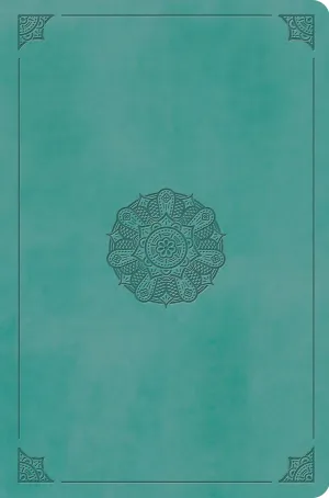 ESV Value Compact Bible  TruTone®, Turquoise, Emblem Design