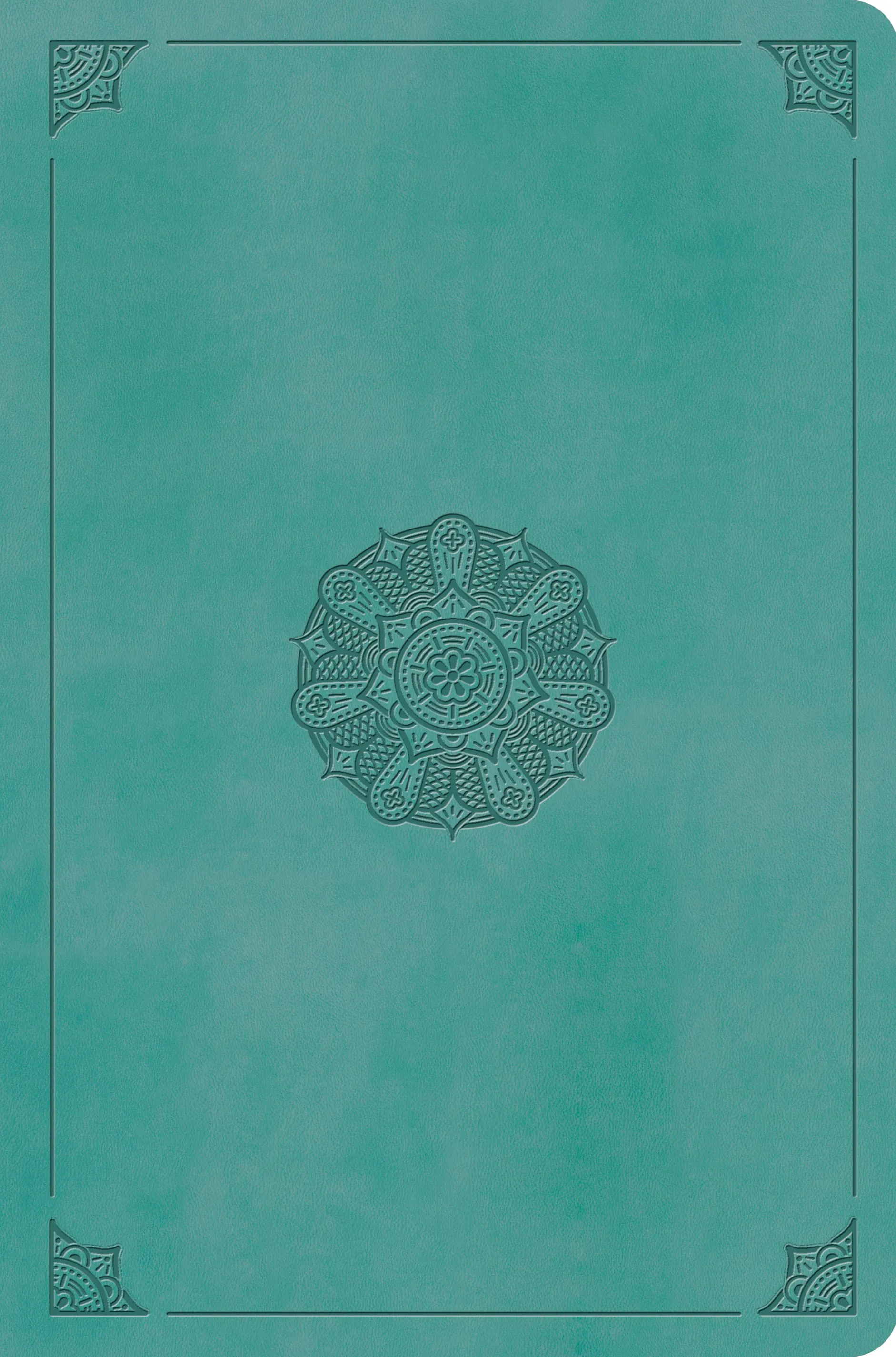 ESV Value Compact Bible  TruTone®, Turquoise, Emblem Design