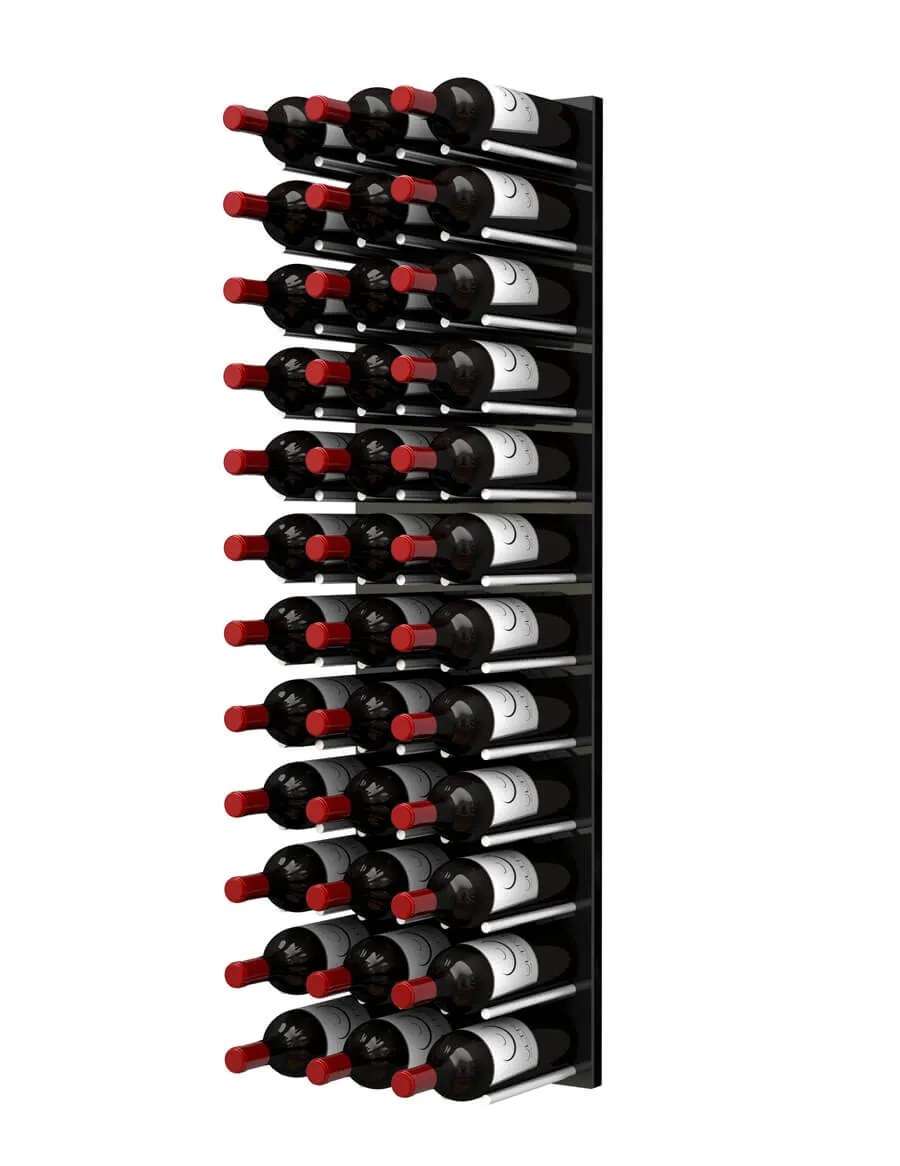 Fusion Wine Wall (Cork Forward) - Black Acrylic (4 Foot)