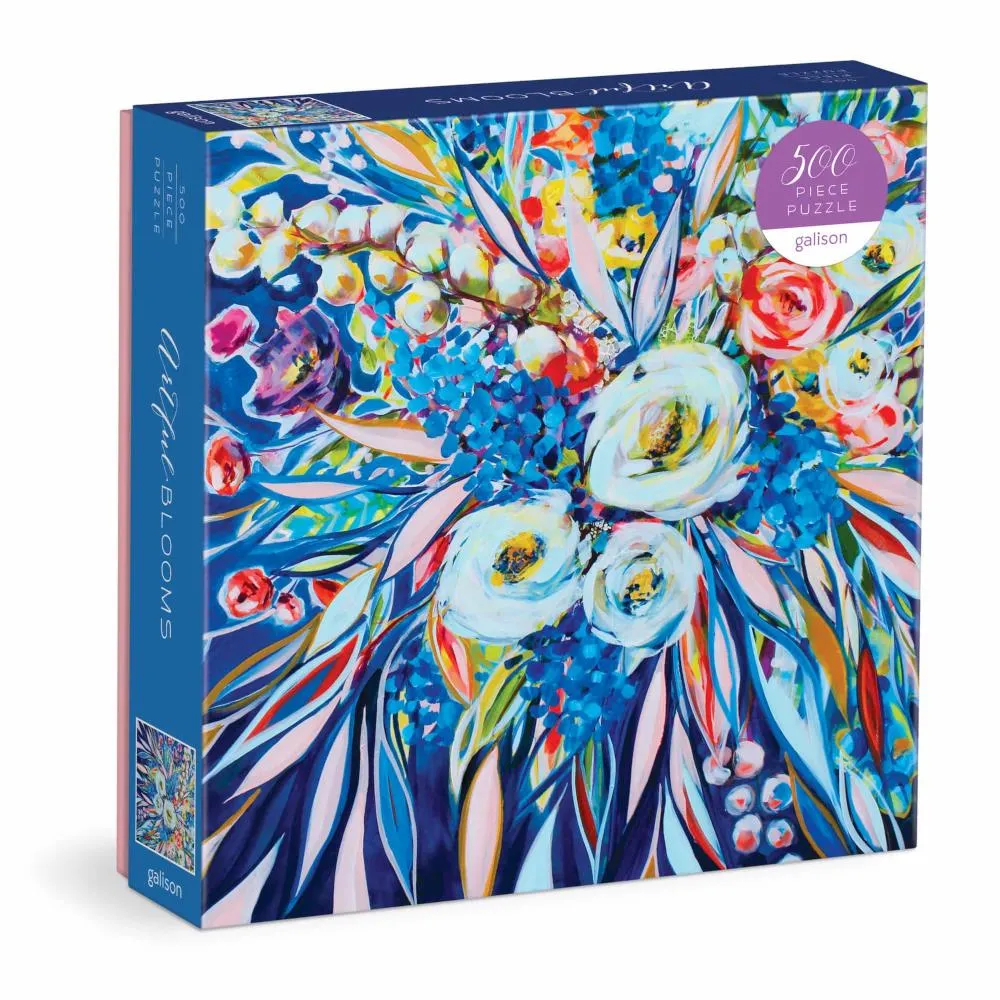 Galison 500pc Puzzle - Artful Blooms