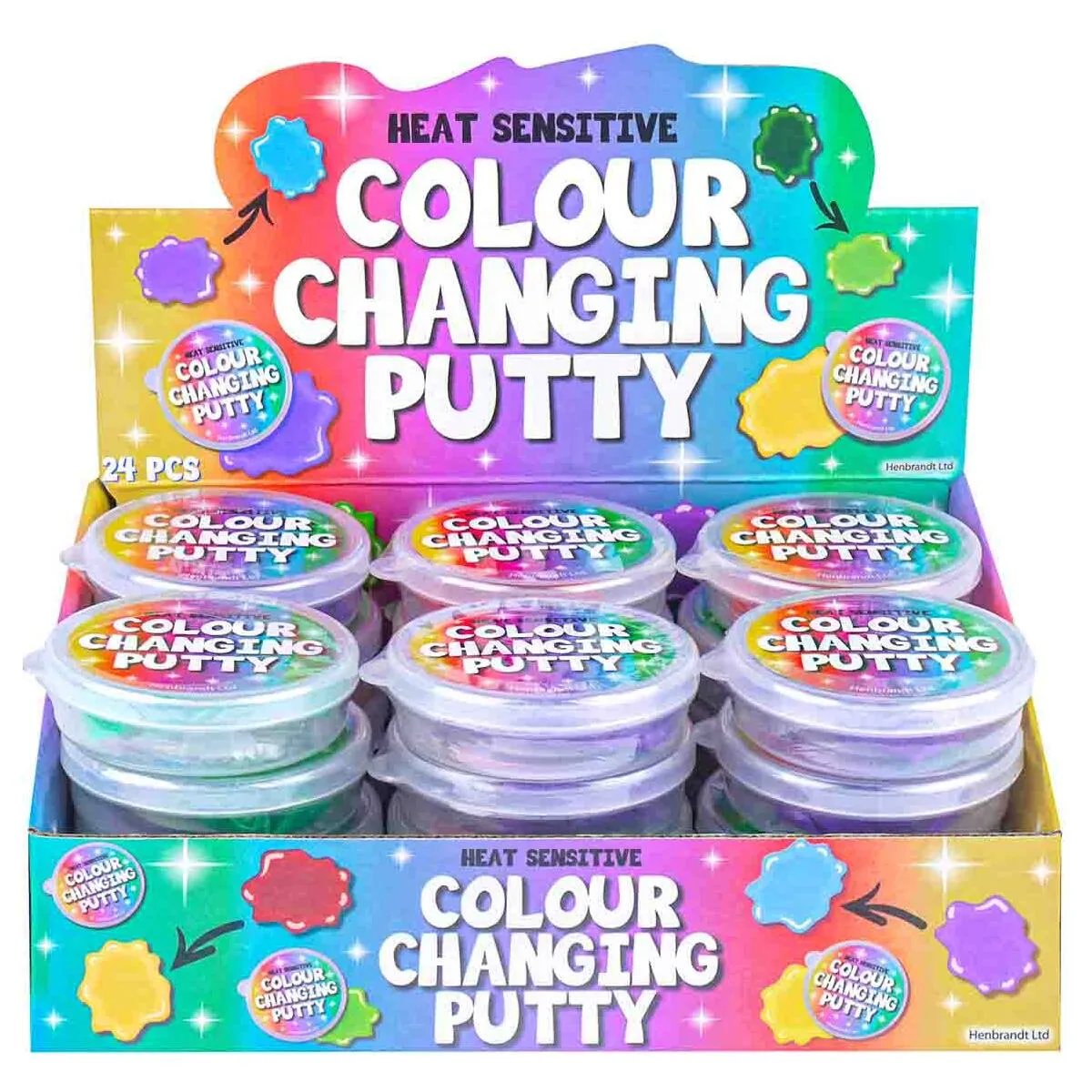 Henbrandt Heat Sensitive Colour Changing Putty (styles vary)