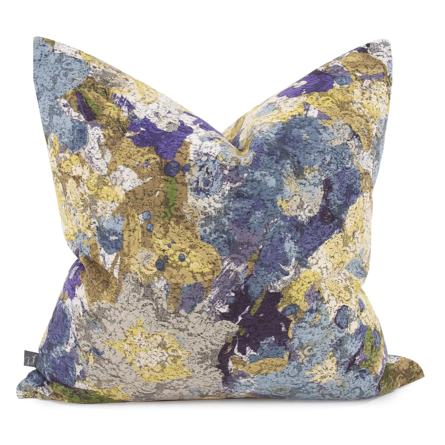 Howard Elliott Collection 24 x 24 Stanton Eggplant Pillow  - Poly Insert