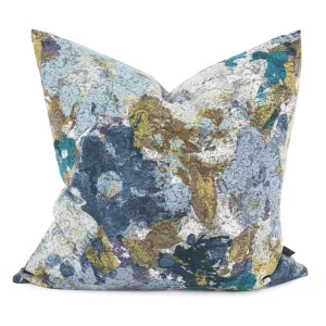 Howard Elliott Collection 24 x 24 Stanton Turquoise Pillow  - Poly Insert