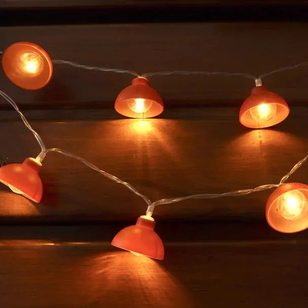 Kikkerland Terracotta String Lights