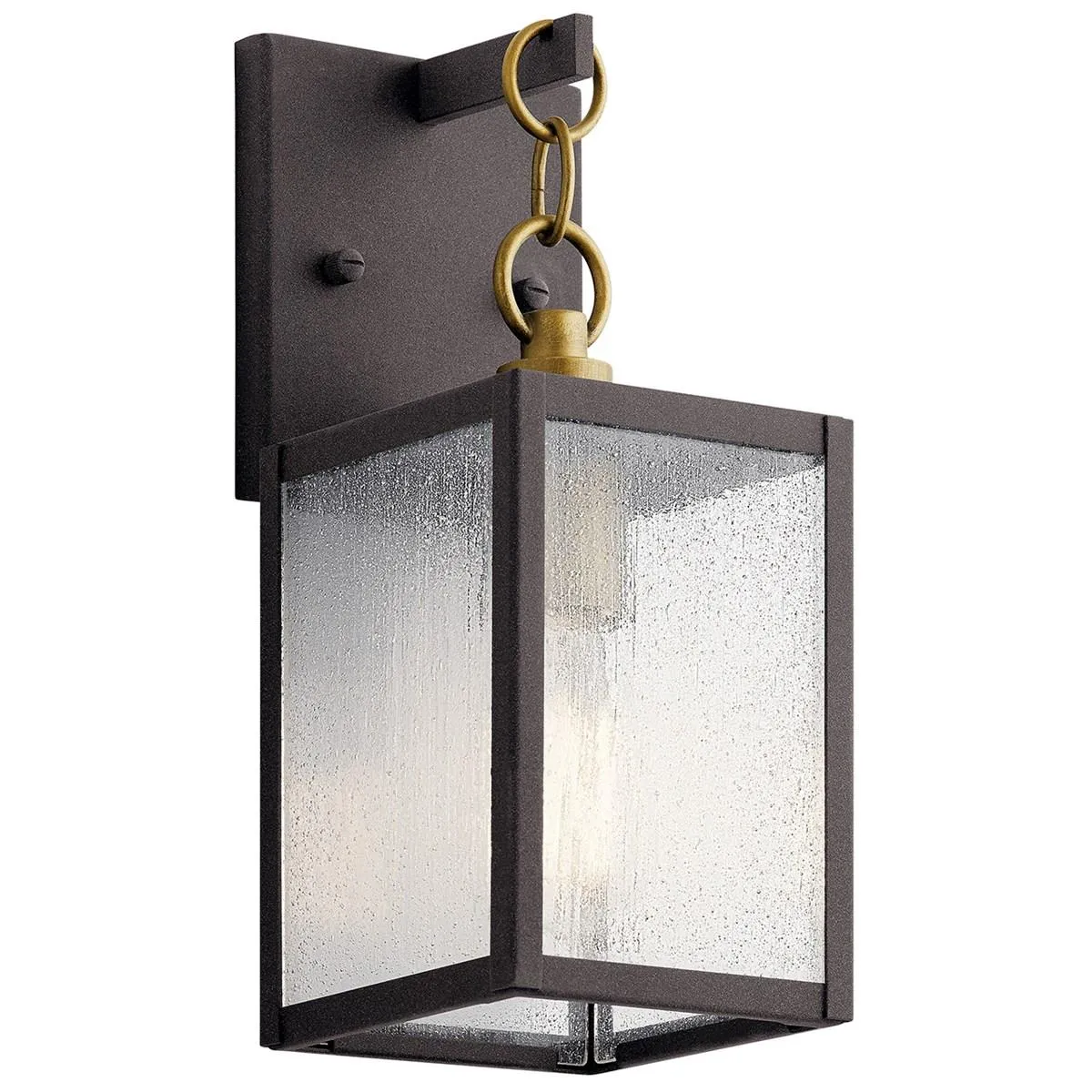Lahden 17 in. Outdoor Wall Light Weathered Zinc Finish