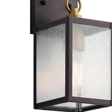 Lahden 17 in. Outdoor Wall Light Weathered Zinc Finish