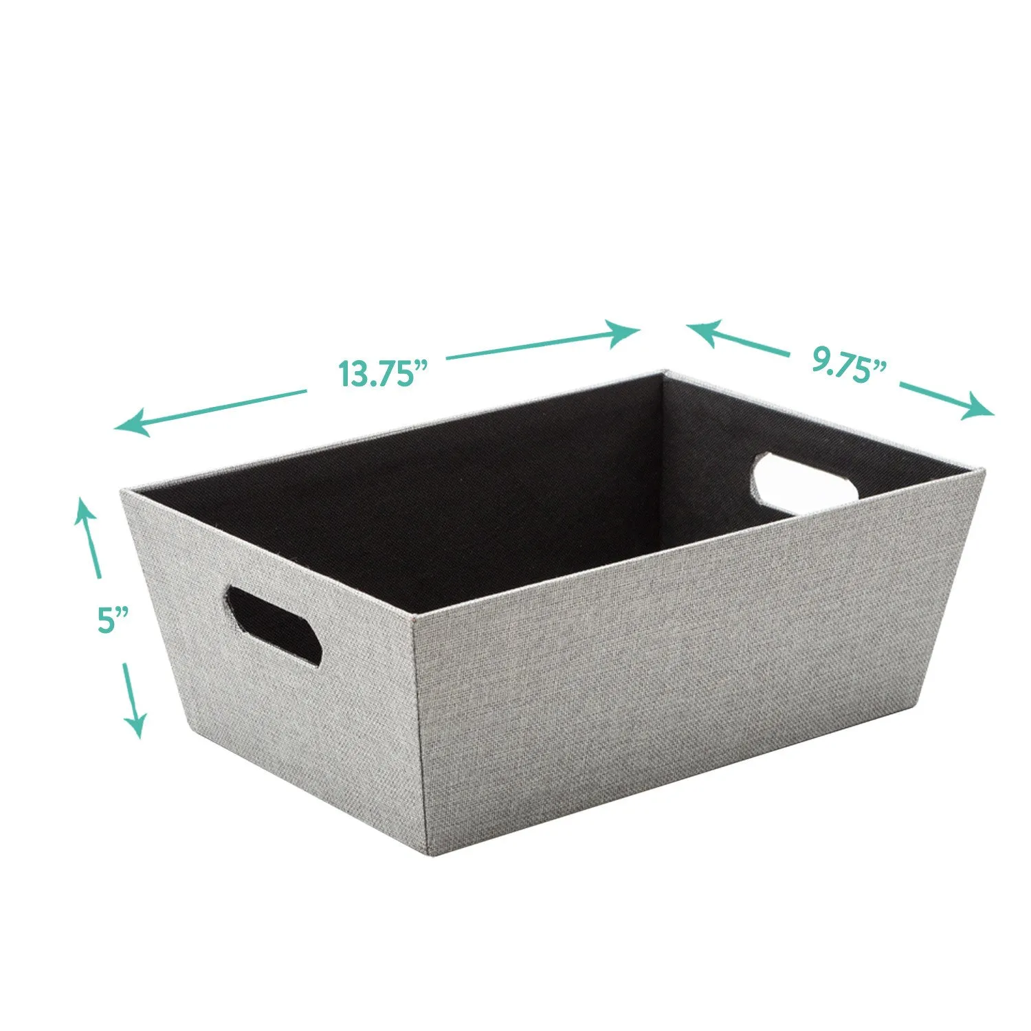 Medium Open Bin, Gray Birch  (Wholesale)