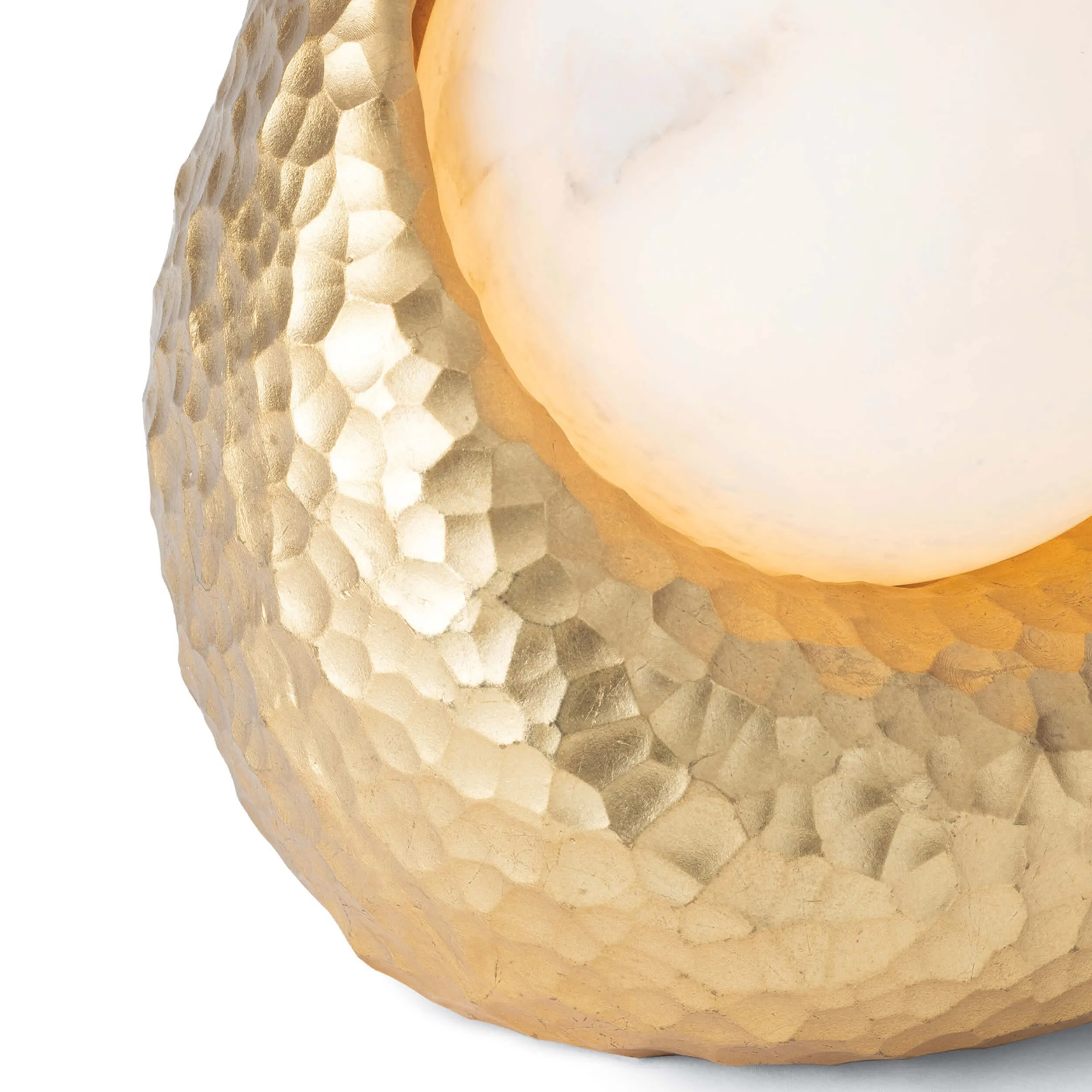 Nest Mini Lamp, Gold Leaf