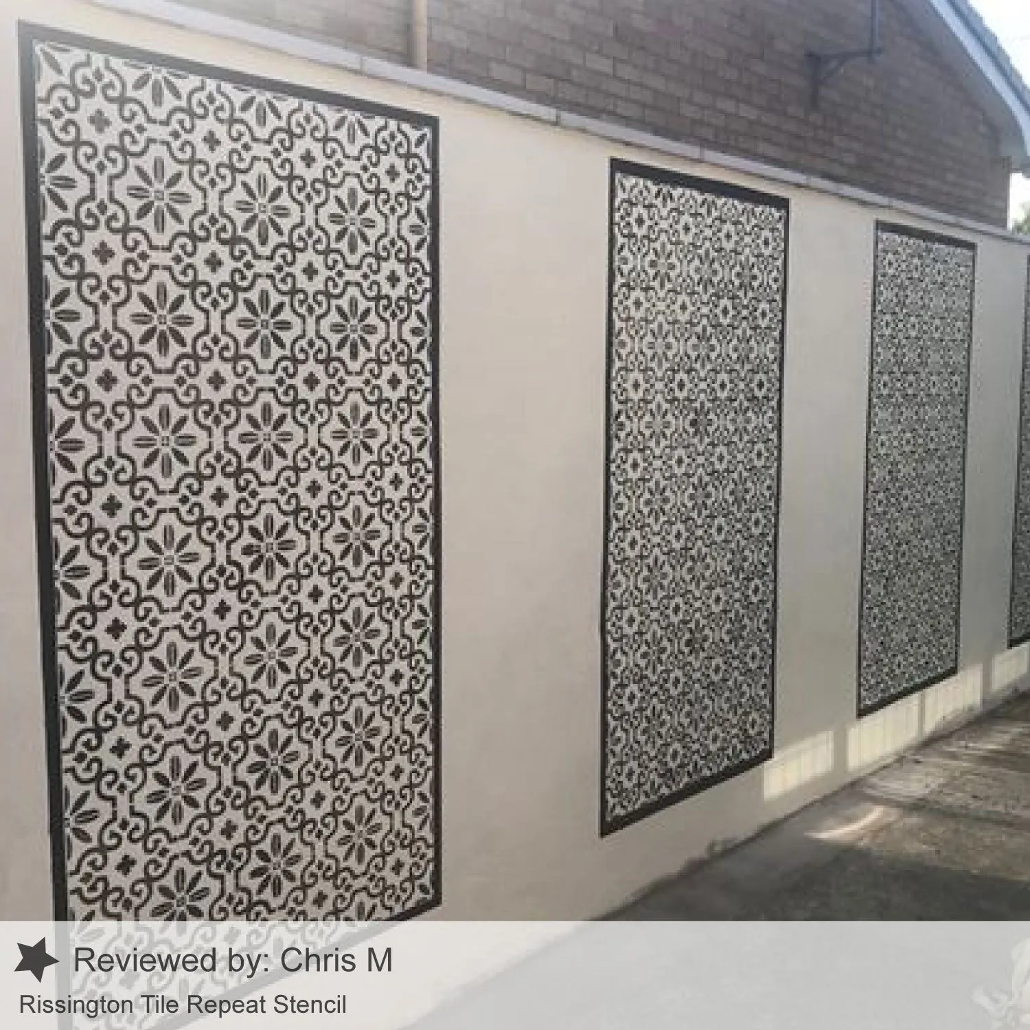 Rissington Tile Repeat Stencil