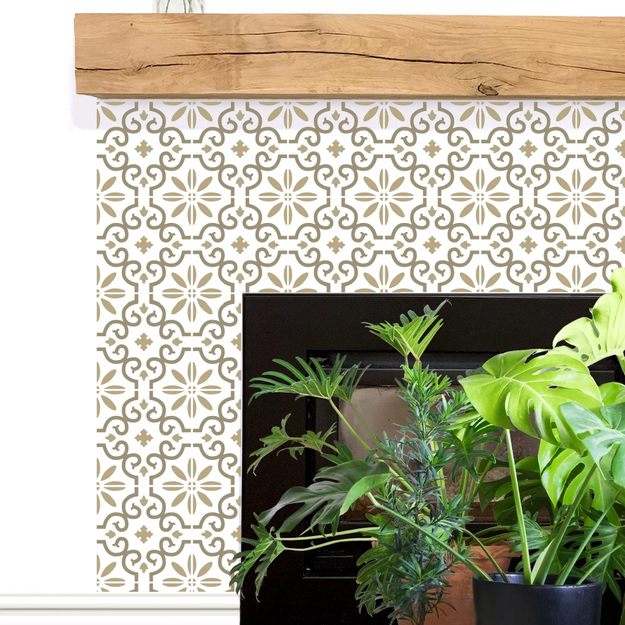 Rissington Tile Repeat Stencil
