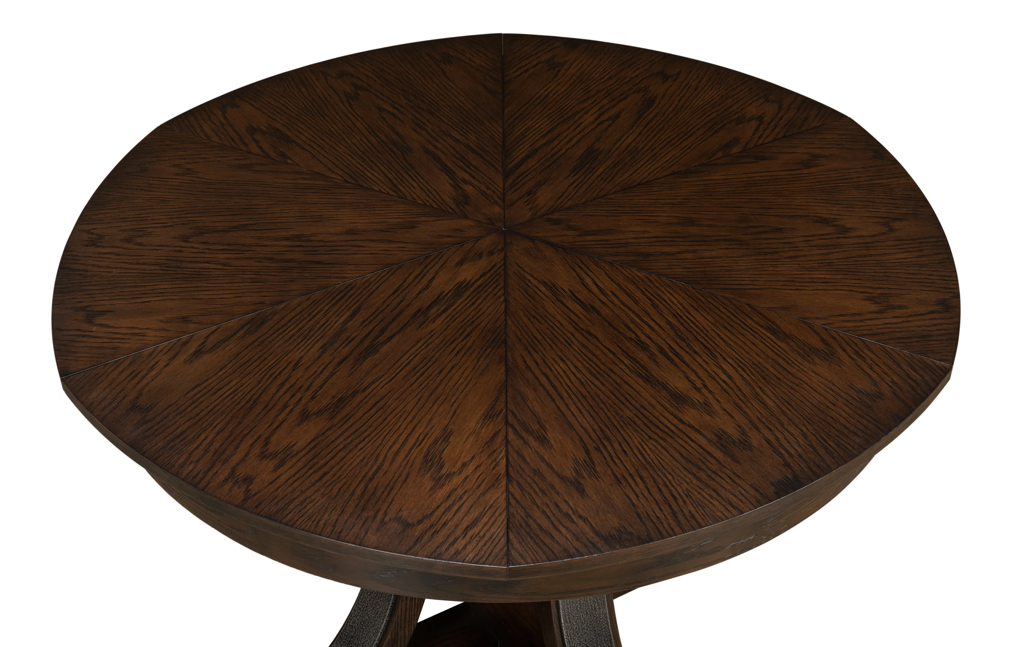 Sarreid - Tower Jupe Dining Table Sm Burnt Brown - Brown - Transitional