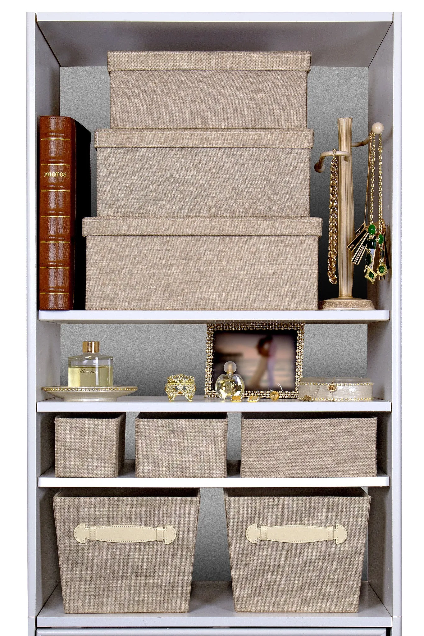Storage Boxes set of 3, Sand Dunes