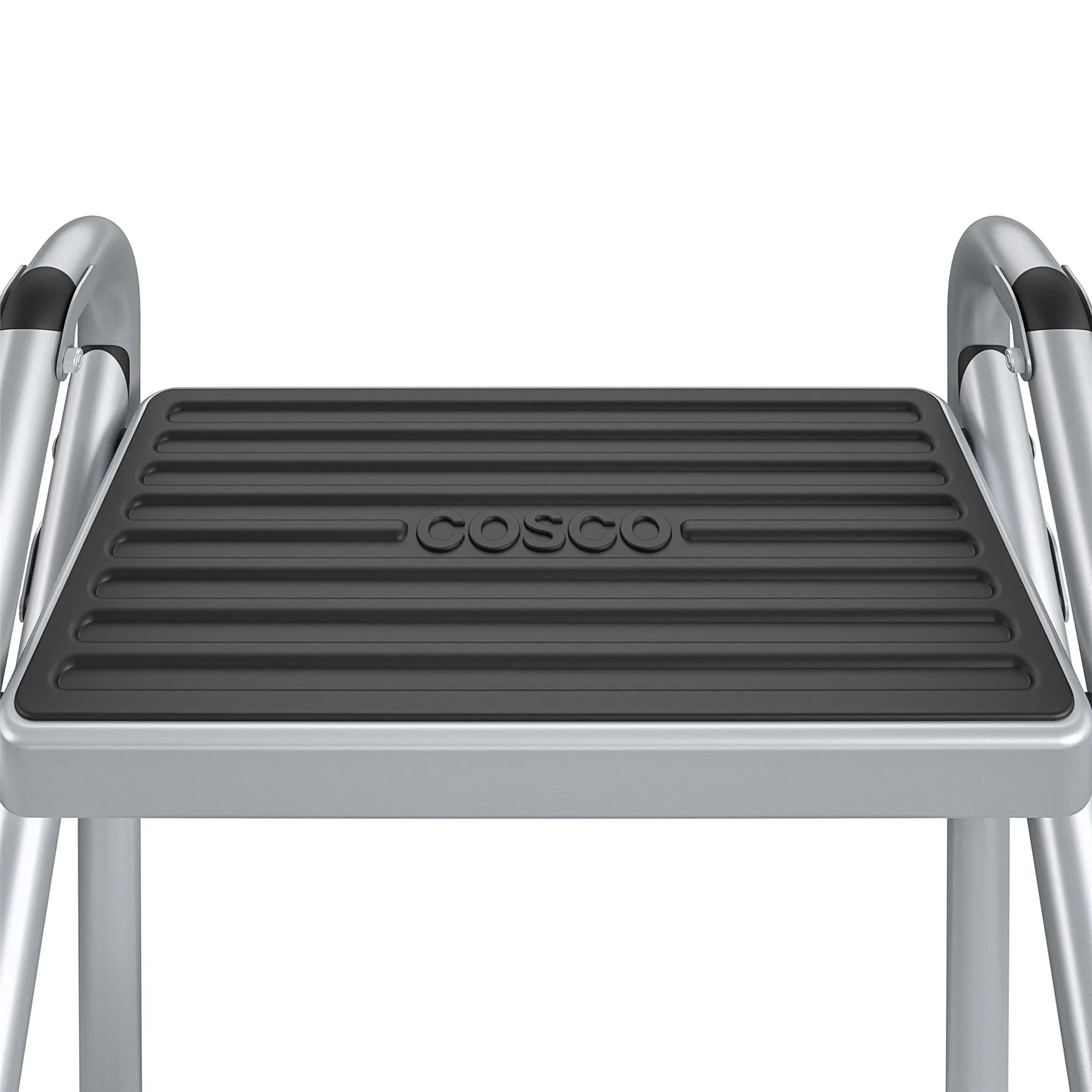 Three-Step Commercial Rolling Step Ladder