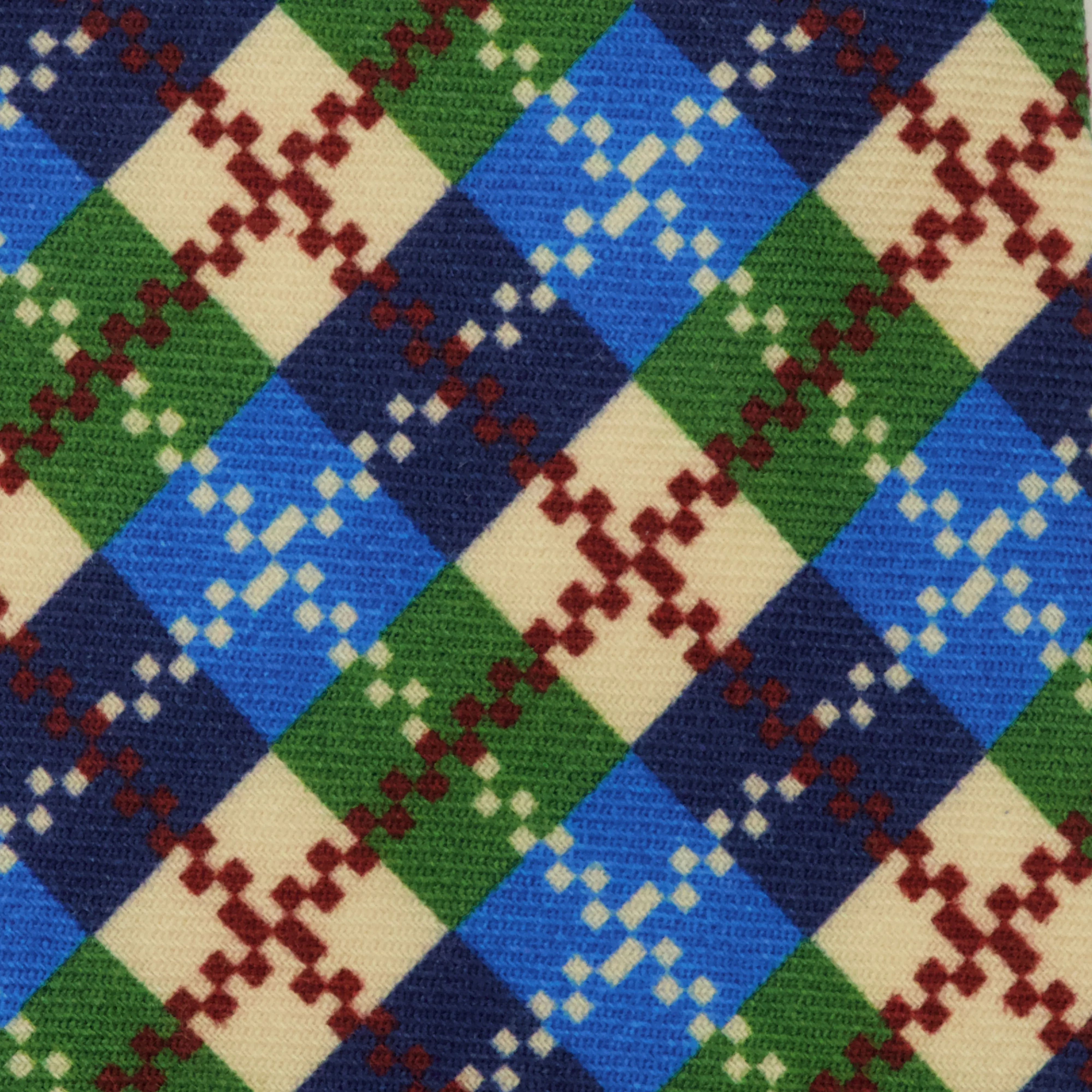 Wandawega Dive Bar Plaid Sky Blue Tie
