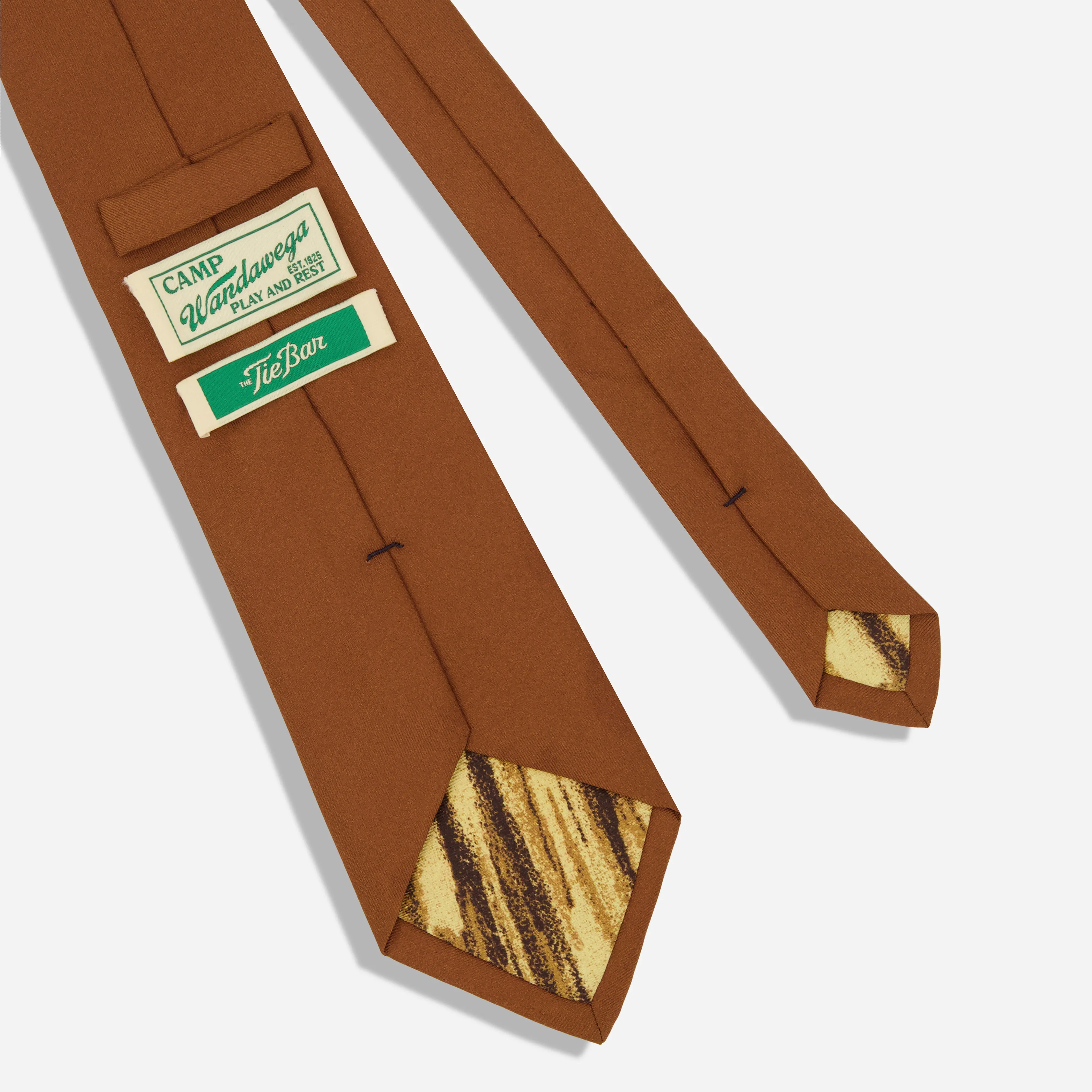 Wandawega Hickory Camel Tie